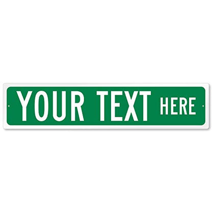 Customize Your Own Green Street Sign by SmartSign |