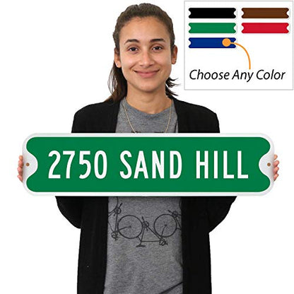 SmartSign Customize Your Own Green Street Sign | 6" x 24" 3M EG Reflective Aluminum