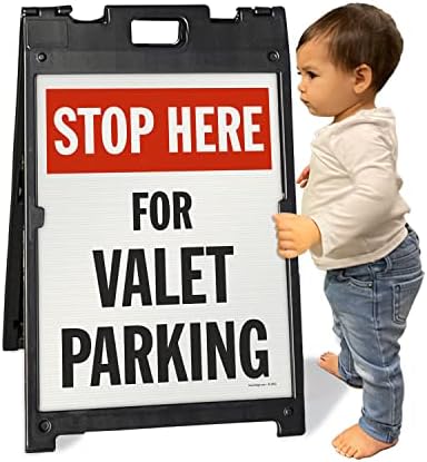 SmartSign  “Stop Here For Valet Parking”
