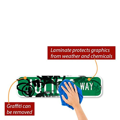 SmartSign Customize Your Own Green Street Sign | 6" x 24" 3M EG Reflective Aluminum