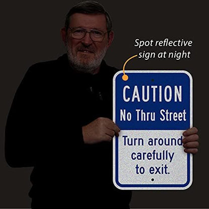 SmartSign "Customizable Vertical Blue Sign Template