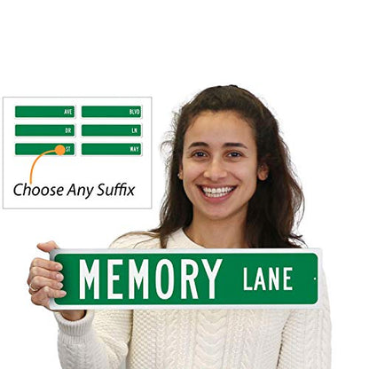 Customize Your Own Green Street Sign by SmartSign |