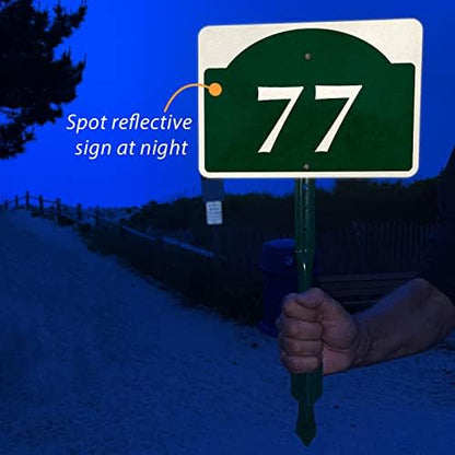 SmartSign  Custom Yard Sign with 18 inch Stake  (Dome Design)