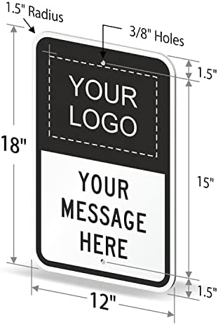 SmartSign "Customizable Sign with Logo"