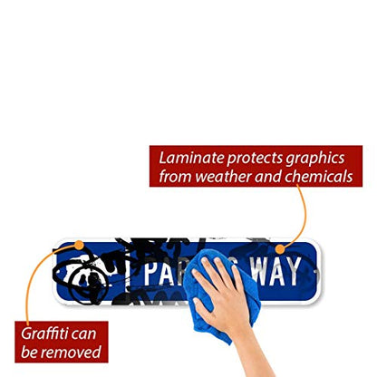 SmartSign Customize Your Own Street Metal Sign with Bear Symbol,