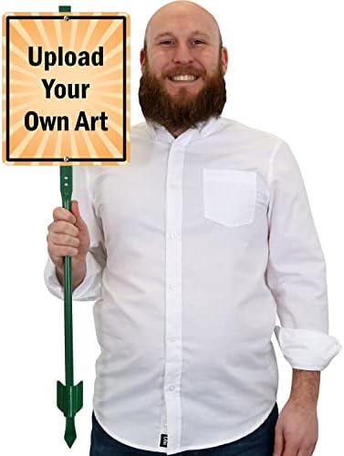 SmartSign Fully Custom Yard Sign with 3 foot Stake