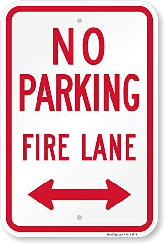 SmartSign "Fire Lane - No Parking" Official Colorado Sign
