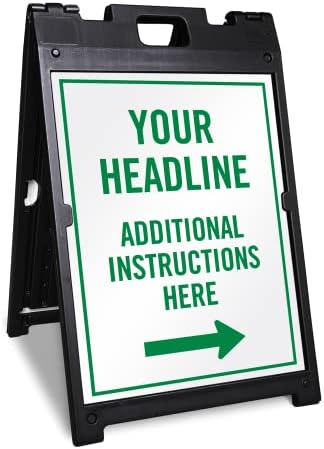 SmartSign  BabyBoss Custom A-Frame Sidewalk Sign Kit