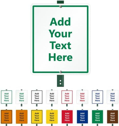 SmartSign Custom Yard Sign with 3 foot Stake