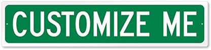 SmartSign Personalize Your Own Green Street Sign |