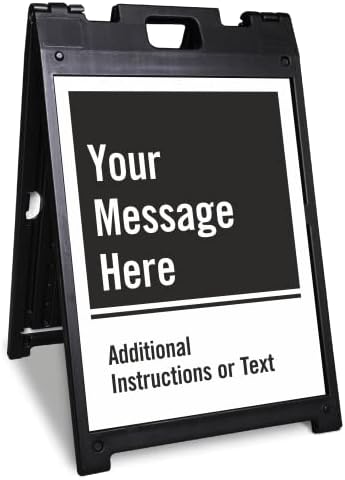 SmartSign  Custom A-Frame BabyBoss Sidewalk Sign Kit