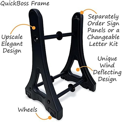 SmartSign Deluxe Quick-Load A-Frame Sidewalk Sign and Letter Kit