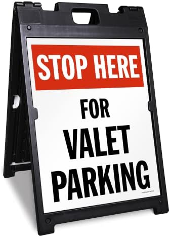 SmartSign  “Stop Here For Valet Parking”
