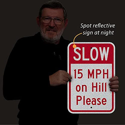 SmartSign "Slow - Add Your Wording Here" Custom Sign