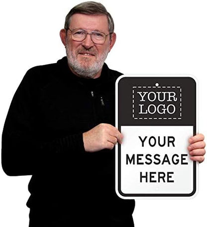 SmartSign "Customizable Sign with Logo"