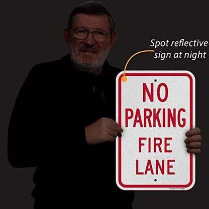 SmartSign No Parking - Fire Lane Sign
