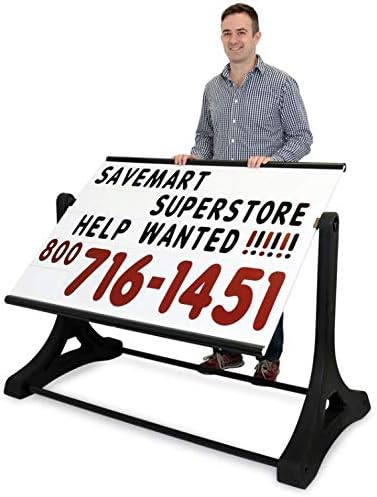 SmartSign Deluxe Swinger Changing Message Sidewalk Sign and Letter Kit
