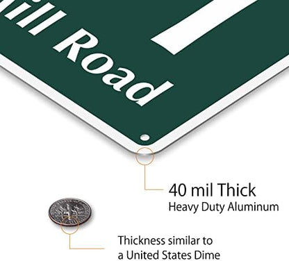 SmartSign  Custom House Number Address Sign  (Rectangular Design)