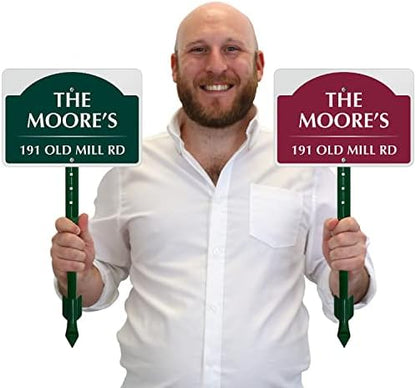 SmartSign  Custom Yard Sign with 18 inch Stake  (Dome Design)