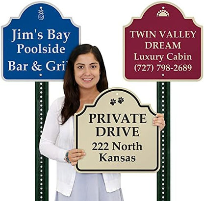 SmartSign "Add Own Wording Goes Here" Custom Designer Sign