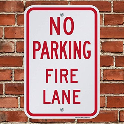 SmartSign No Parking - Fire Lane Sign