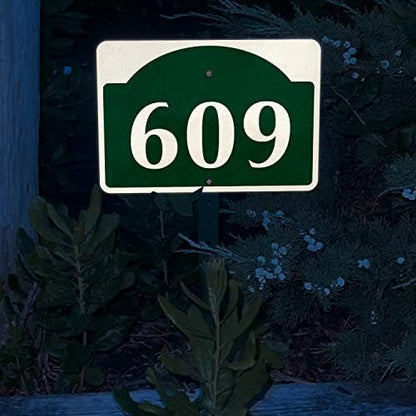 SmartSign  Custom House Address Yard Sign with 18 inch Stake (Dome Design), ,
