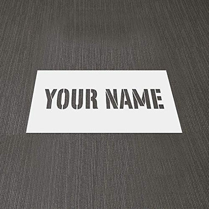 SmartSign "Add Your Text Here, More Text" Custom Reusable Stencil