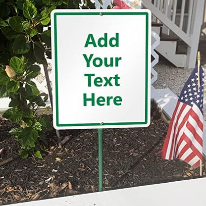 SmartSign Custom Yard Sign with 3 foot Stake