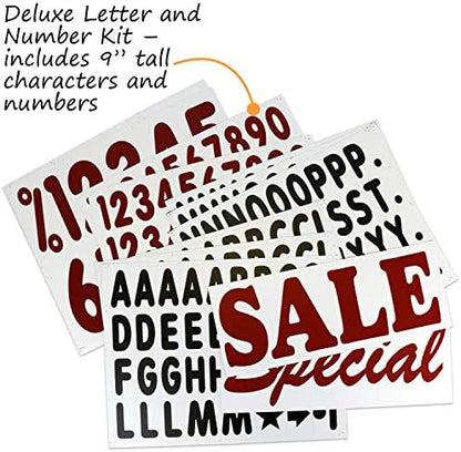 SmartSign Deluxe Portable Rolling Swinger Sidewalk Sign and Letter Kit