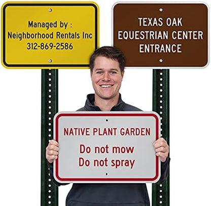 SmartSign "Choose Color and Add Your Own Wording" Custom Sign