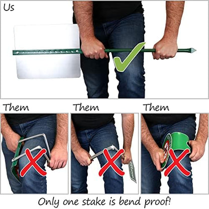 SmartSign  “Private Property” Custom Yard Sign & Stake Kit-Add Warning