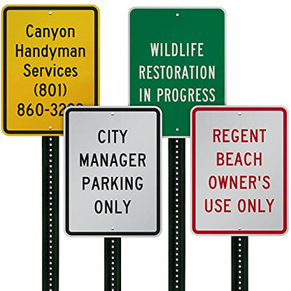 SmartSign "Add Your Own Wording" Custom Vertical Sign