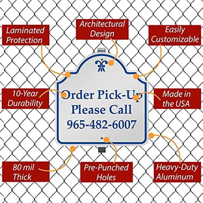 SmartSign "Add Own Wording Goes Here" Custom Designer Sign