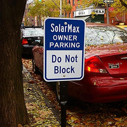 SmartSign "Customizable Vertical Blue Sign Template