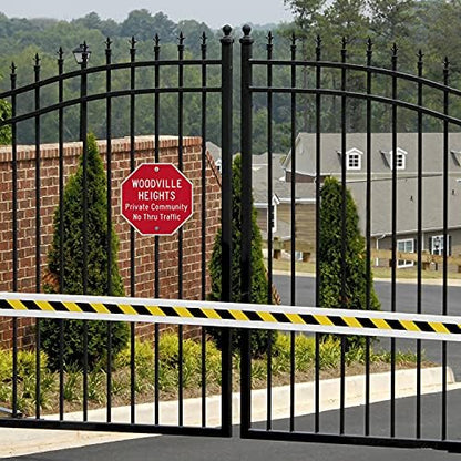 SmartSign “Customizable Octagon Red Sign Template”