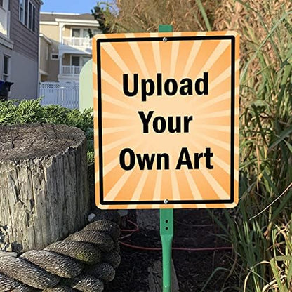 SmartSign Fully Custom Yard Sign with 3 foot Stake