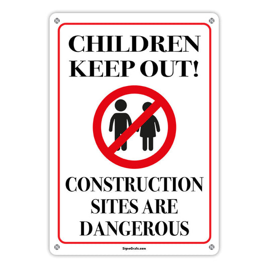Children Keep Out! Construction Sites Are Dangerous