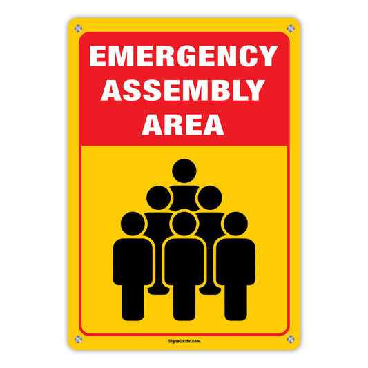 Emergency Assembly Area Sign