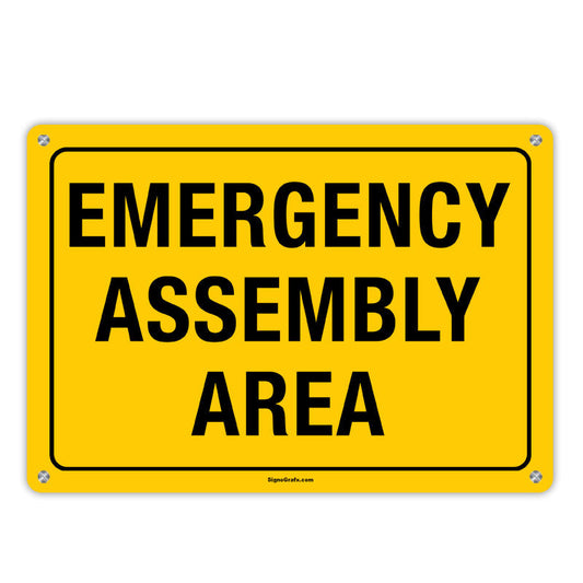 Emergency Assembly Area Sign