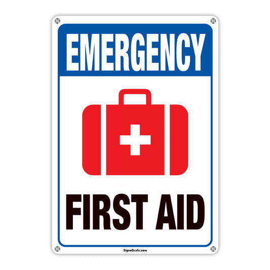 Emergency First Aid Sign