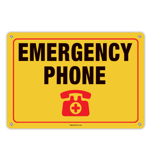Emergency Phone Sign