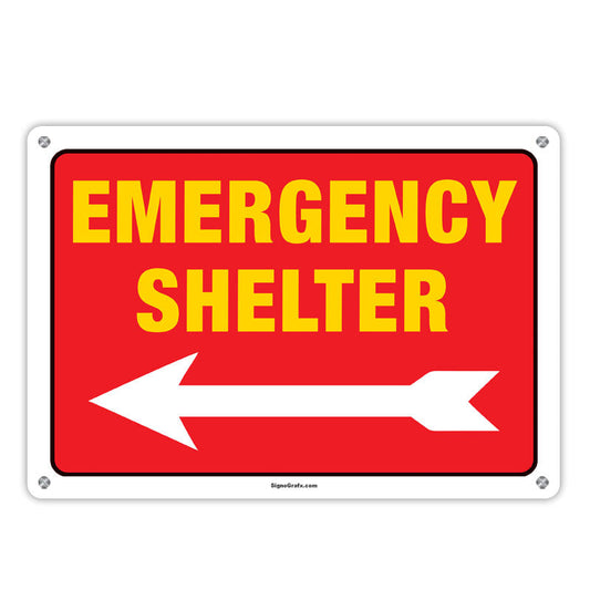 Emergency Shelter Sign
