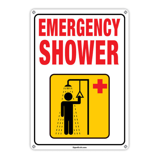 Emergency Shower Sign
