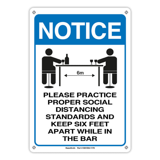 Social Distancing Sign