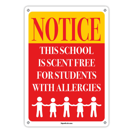 Notice! This School Is Center For Students With Allergies