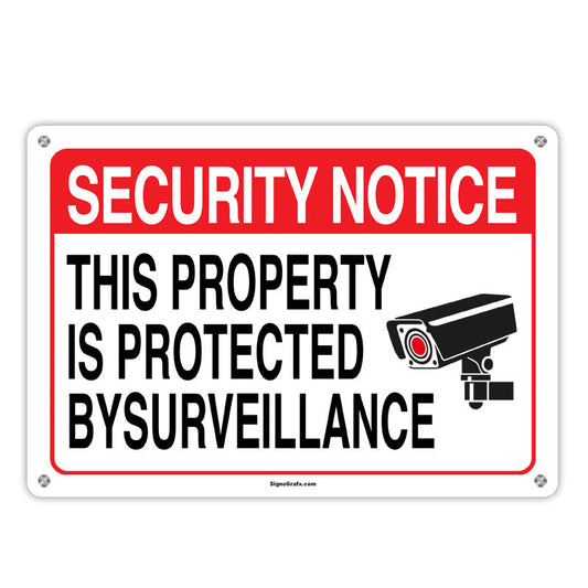 Security Notice Smile You Are On Our Security Cameras Sign