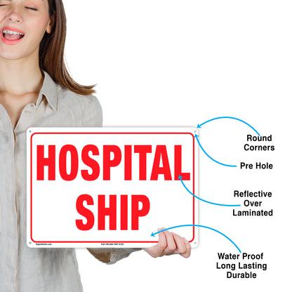 Hospital Ship Sign