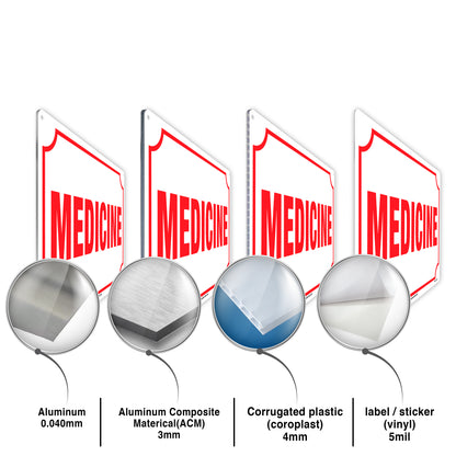 Medicine Sign