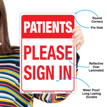 Patients Please Sign In Sign