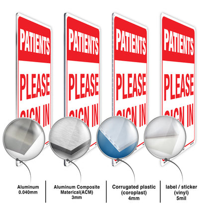 Patients Please Sign In Sign
